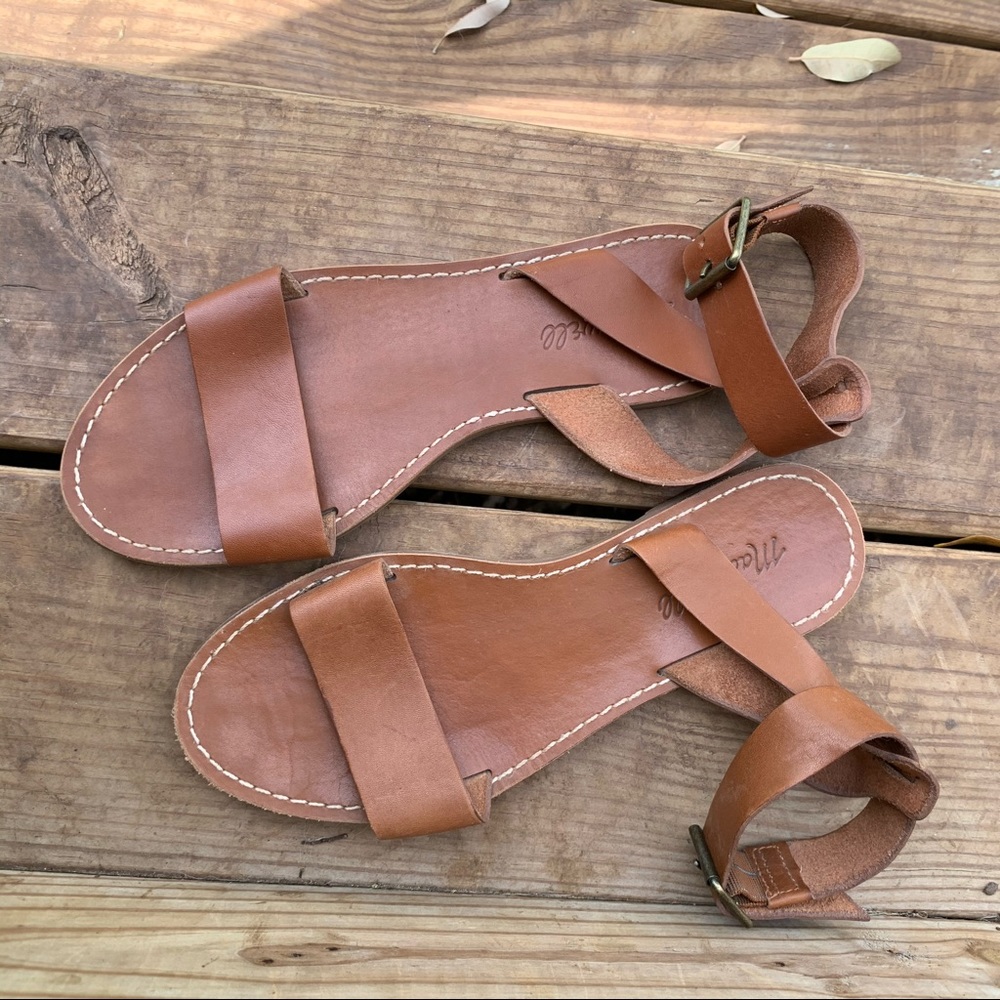 Madewell ankle strap sandals
